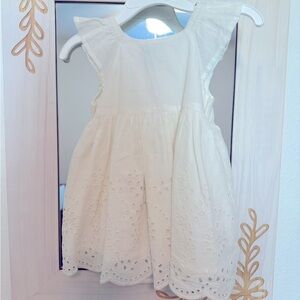 NWT White Embroidered Dress